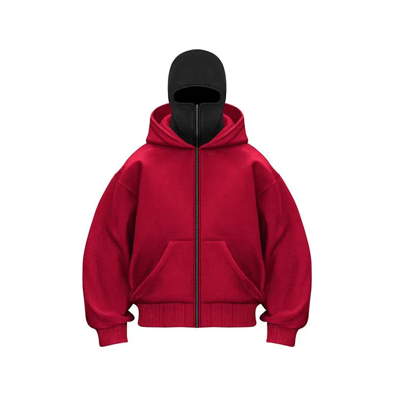 Hooded Head™ Zipped Hoodie (Unisex)