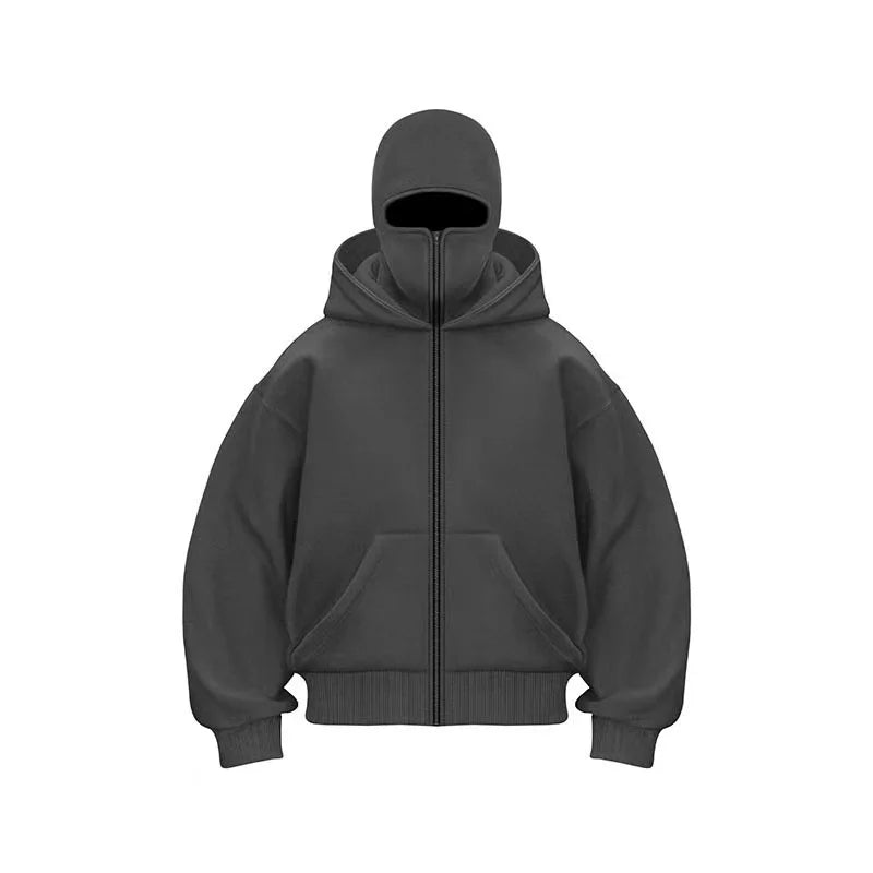 Hooded Head™ Zipped Hoodie (Unisex)