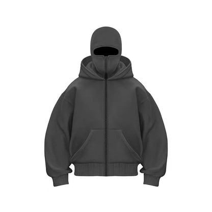 Hooded Head™ Zipped Hoodie (Unisex)