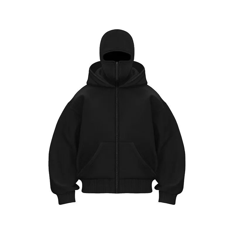 Hooded Head™ Zipped Hoodie (Unisex)