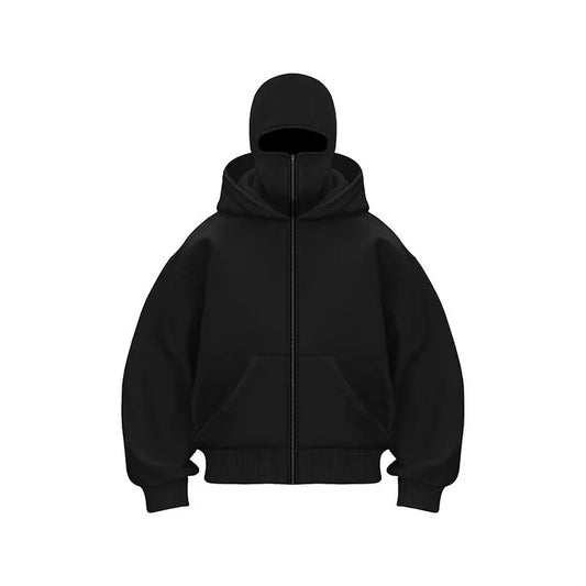 Hooded Head™ Zipped Hoodie (Unisex)