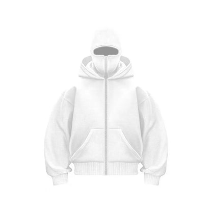 Hooded Head™ Zipped Hoodie (Unisex)